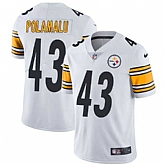 Nike Pittsburgh Steelers #43 Troy Polamalu White NFL Vapor Untouchable Limited Jersey,baseball caps,new era cap wholesale,wholesale hats